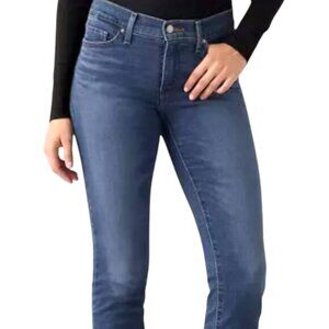 Levi's Women's 312 Shaping Slim Distressed Blue Jeans Lapis Medium Wash